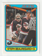 Stephane Beauregard RC - Winnipeg Jets (NHL Hockey Card) 1990-91 O-Pee-Chee # 223 Mint