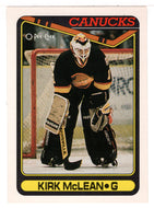 Kirk McLean - Vancouver Canucks (NHL Hockey Card) 1990-91 O-Pee-Chee # 257 Mint