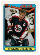 Thomas Steen - Winnipeg Jets (NHL Hockey Card) 1990-91 O-Pee-Chee # 283 Mint