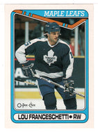 Lou Franceschetti RC - Toronto Maple Leafs (NHL Hockey Card) 1990-91 O-Pee-Chee # 303 Mint