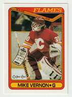 Mike Vernon - Calgary Flames (NHL Hockey Card) 1990-91 O-Pee-Chee # 351 Mint
