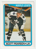 Scott Pearson RC - Toronto Maple Leafs (NHL Hockey Card) 1990-91 O-Pee-Chee # 356 Mint