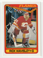 Rick Wamsley - Calgary Flames (NHL Hockey Card) 1990-91 O-Pee-Chee # 409 Mint