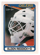 Eldon Reddick RC - Edmonton Oilers (NHL Hockey Card) 1990-91 O-Pee-Chee # 452 Mint