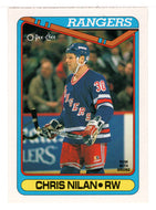 Chris Nilan - New York Rangers (NHL Hockey Card) 1990-91 O-Pee-Chee # 454 Mint