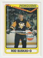 Rod Buskas RC - Pittsburgh Penguins (NHL Hockey Card) 1990-91 O-Pee-Chee # 509 Mint