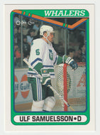 Ulf Samuelsson - Hartford Whalers (NHL Hockey Card) 1990-91 O-Pee-Chee # 511 Mint
