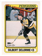Gilbert Delorme - Pittsburgh Penguins (NHL Hockey Card) 1990-91 O-Pee-Chee # 517 Mint
