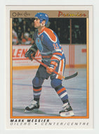 Mark Messier - Edmonton Oilers (NHL Hockey Card) 1990-91 O-Pee-Chee Premier # 71 Mint