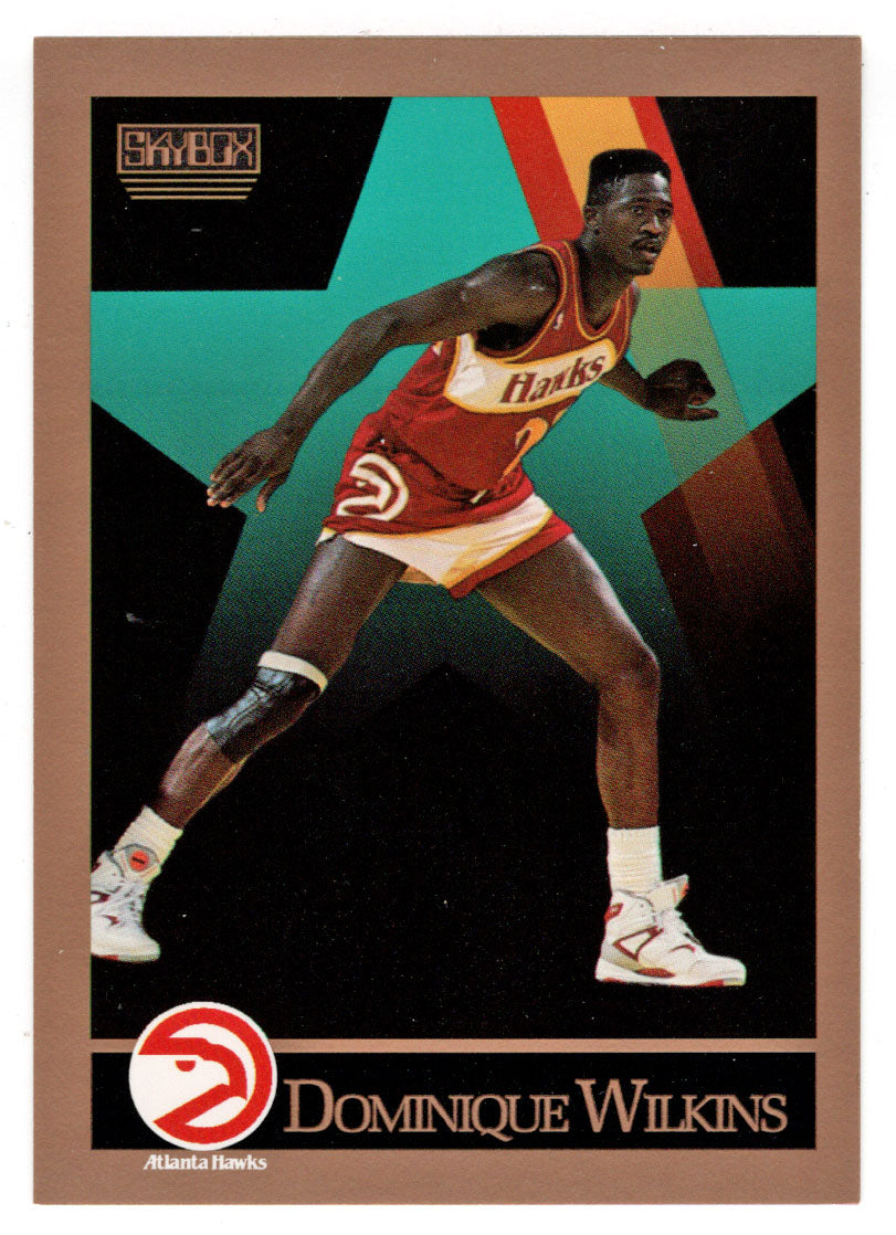 Dominique Wilkins - Atlanta Hawks (NBA Basketball Card) 1990-91 Skybox # 11 Mint
