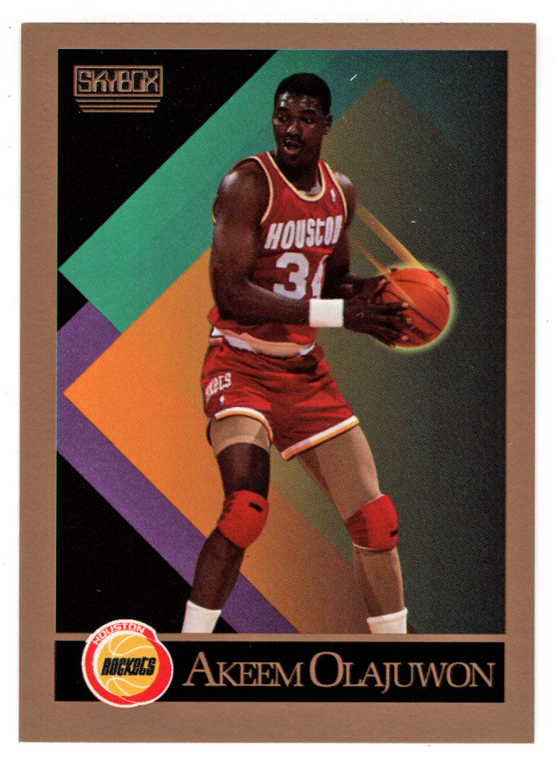 Hakeem Olajuwon - Houston Rockets (NBA Basketball Card) 1990-91 Skybox # 110 Mint
