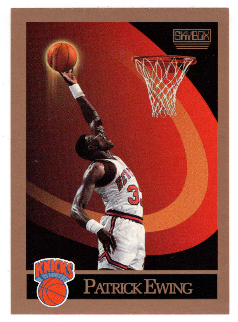 Patrick Ewing - New York Knicks (NBA Basketball Card) 1990-91 Skybox # 187 Mint
