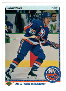 David Volek - New York Islanders (NHL Hockey Card) 1990-91 Upper Deck # 1 Mint