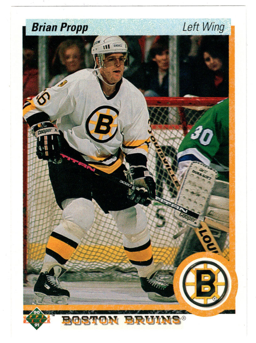 Brian Propp - Boston Bruins (NHL Hockey Card) 1990-91 Upper Deck # 2 Mint