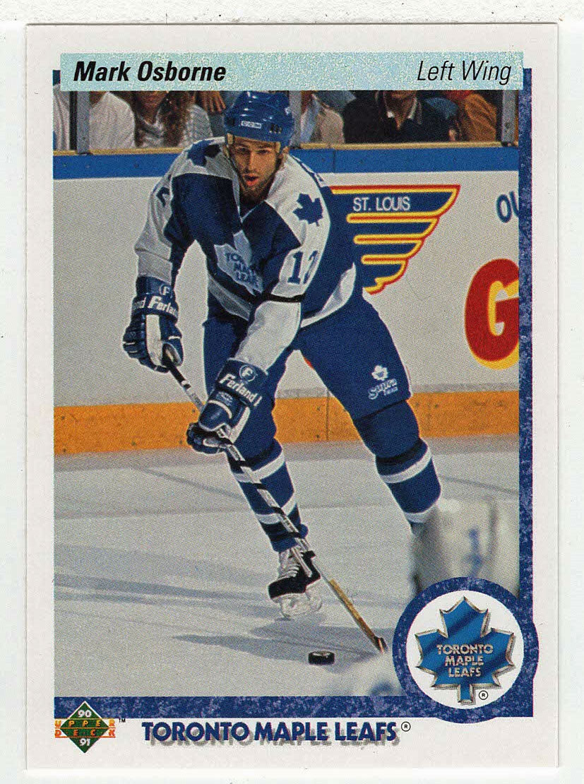 Mark Osborne - Toronto Maple Leafs (NHL Hockey Card) 1990-91 Upper Deck # 5 Mint