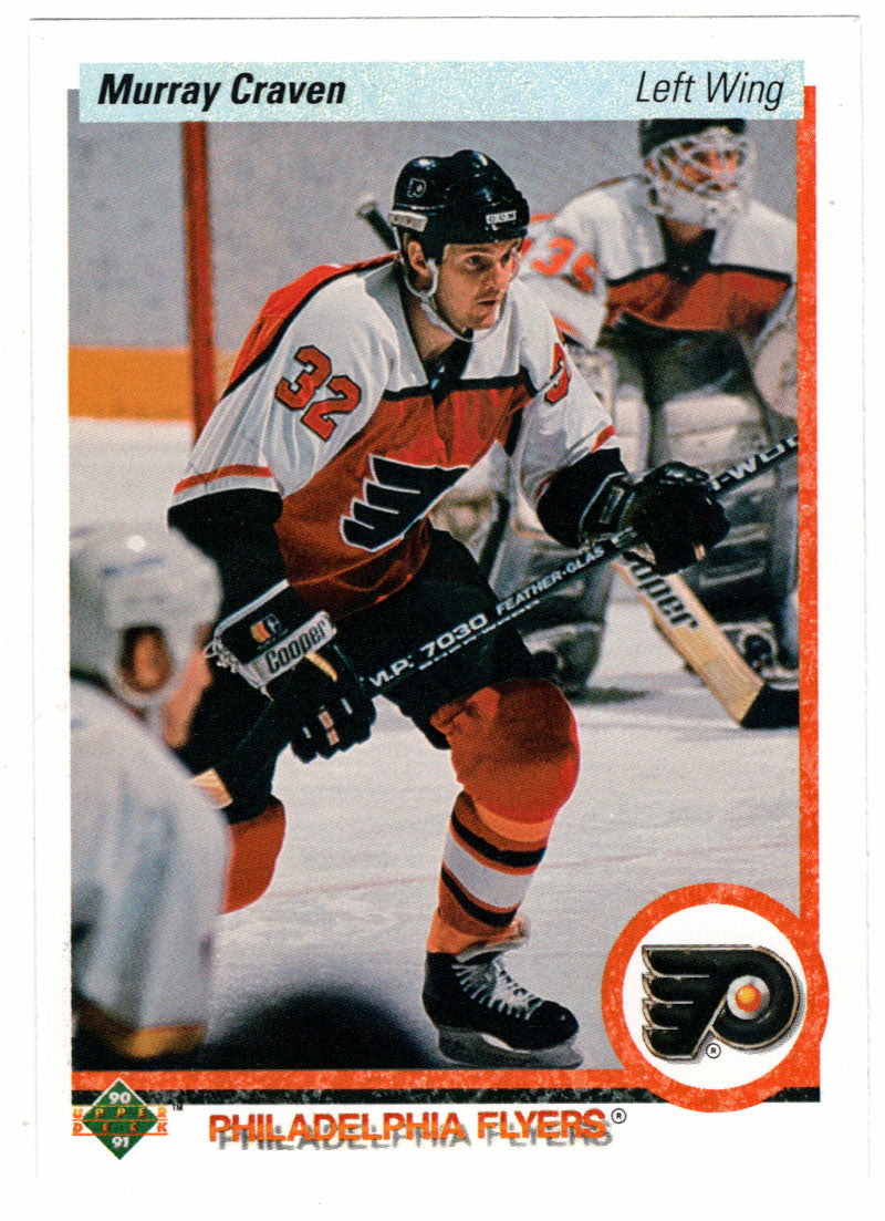 Murray Craven - Philadelphia Flyers (NHL Hockey Card) 1990-91 Upper Deck # 6 Mint
