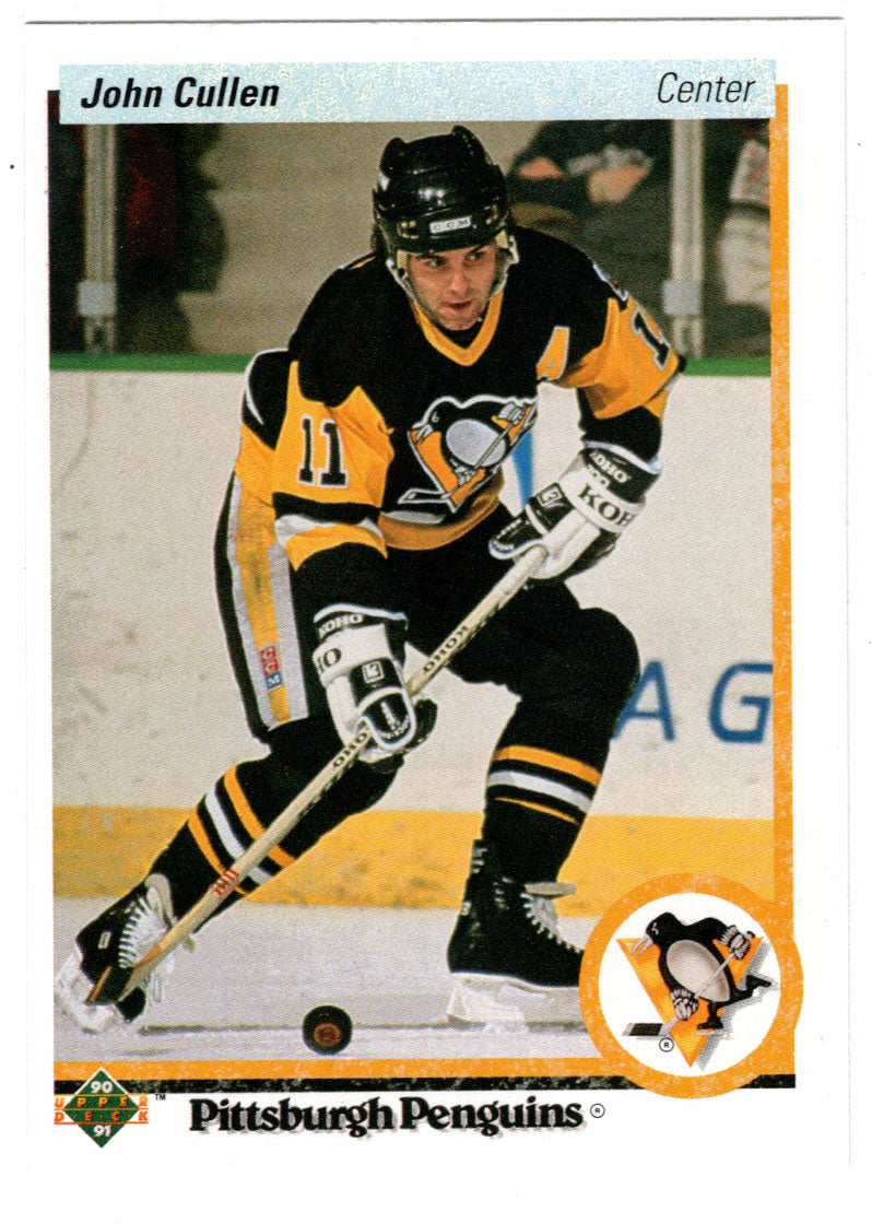 John Cullen - Pittsburgh Penguins (NHL Hockey Card) 1990-91 Upper Deck # 12 Mint