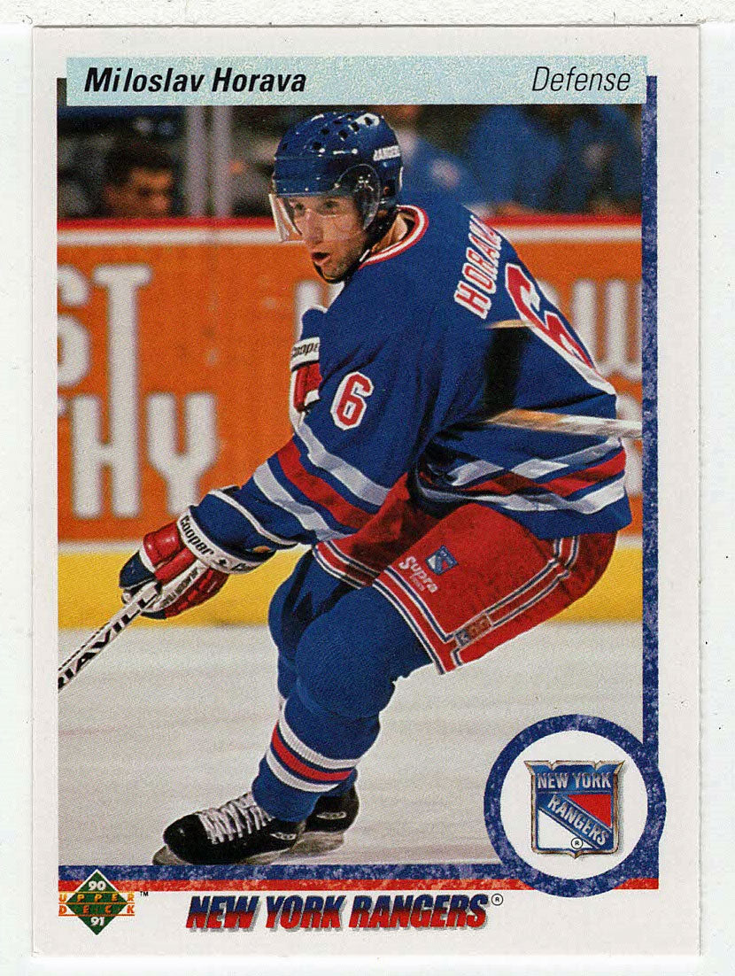 Miloslav Horava RC - New York Rangers (NHL Hockey Card) 1990-91 Upper Deck # 13 Mint