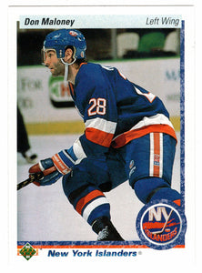 Don Maloney - New York Islanders (NHL Hockey Card) 1990-91 Upper Deck # 20 Mint