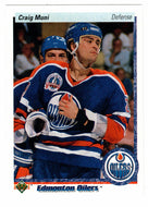 Craig Muni - Edmonton Oilers (NHL Hockey Card) 1990-91 Upper Deck # 21 Mint