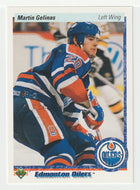 Martin Gelinas RC - Edmonton Oilers (NHL Hockey Card) 1990-91 Upper Deck # 23 Mint