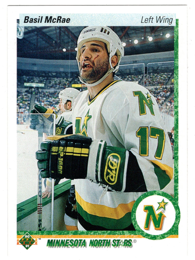 Basil McRae - Minnesota North Stars (NHL Hockey Card) 1990-91 Upper Deck # 30 Mint