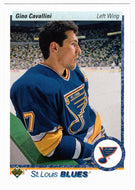 Gino Cavallini - St. Louis Blues (NHL Hockey Card) 1990-91 Upper Deck # 38 Mint
