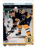 Dave Christian - Boston Bruins (NHL Hockey Card) 1990-91 Upper Deck # 61 Mint