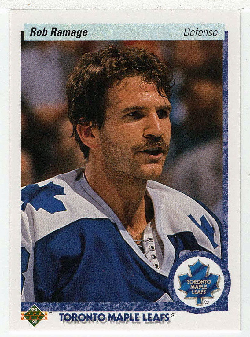 Rob Ramage - Toronto Maple Leafs (NHL Hockey Card) 1990-91 Upper Deck # 62 Mint
