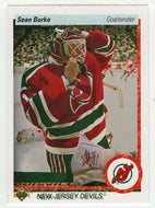 Sean Burke - New Jersey Devils (NHL Hockey Card) 1990-91 Upper Deck # 66 Mint