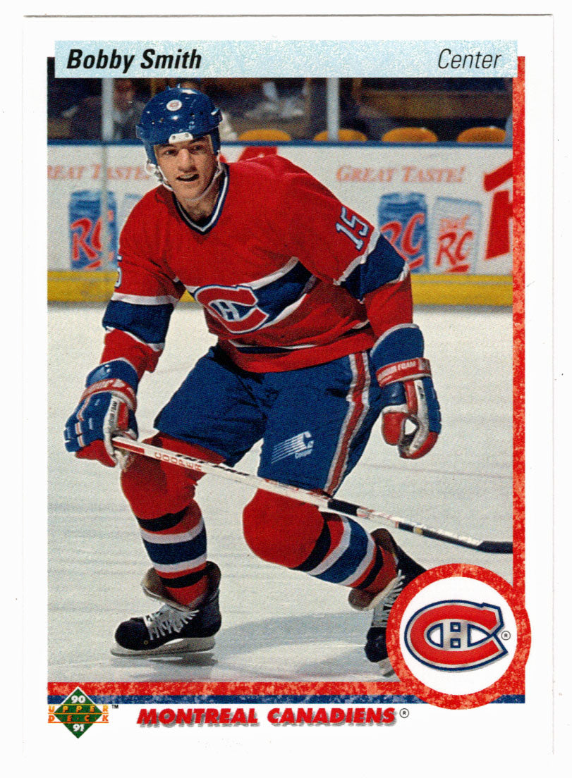 Bobby Smith - Montreal Canadiens (NHL Hockey Card) 1990-91 Upper Deck # 72 Mint