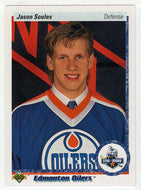 Jason Soules RC - Edmonton Oilers (NHL Hockey Card) 1990-91 Upper Deck # 75 Mint
