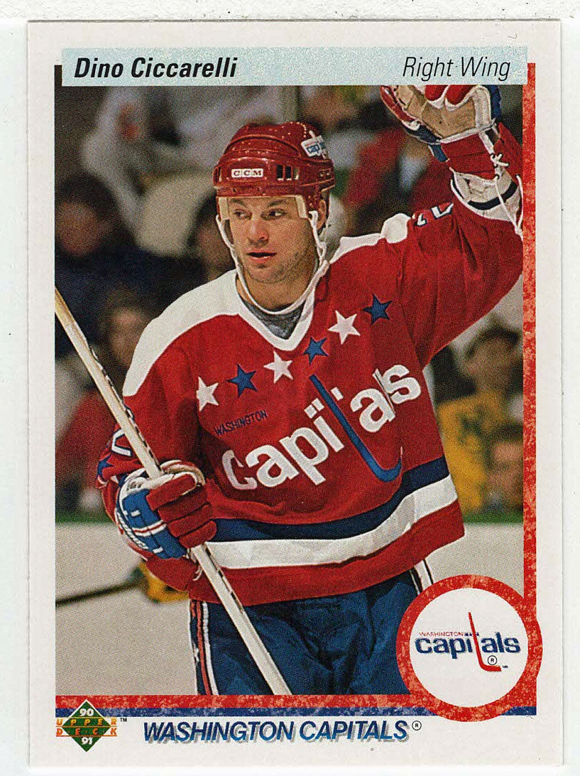 Dino Ciccarelli - Washington Capitals (NHL Hockey Card) 1990-91 Upper Deck # 76 Mint