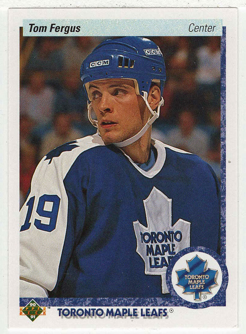 Tom Fergus - Toronto Maple Leafs (NHL Hockey Card) 1990-91 Upper Deck # 83 Mint
