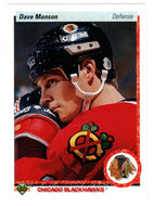 Dave Manson - Chicago Blackhawks (NHL Hockey Card) 1990-91 Upper Deck # 85 Mint