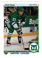 Scott Young - Hartford Whalers (NHL Hockey Card) 1990-91 Upper Deck # 87 Mint