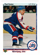 Paul Fenton - Winnipeg Jets (NHL Hockey Card) 1990-91 Upper Deck # 92 Mint