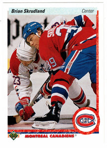 Brian Skrudland - Montreal Canadiens (NHL Hockey Card) 1990-91 Upper Deck # 93 Mint