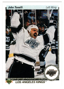 John Tonelli - Los Angeles Kings (NHL Hockey Card) 1990-91 Upper Deck # 95 Mint