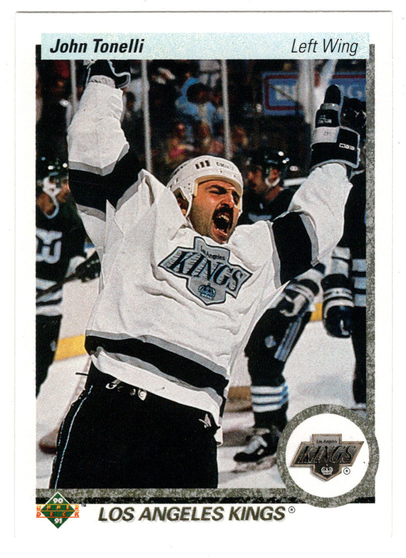 John Tonelli - Los Angeles Kings (NHL Hockey Card) 1990-91 Upper Deck # 95 Mint