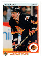 Garth Butcher - Vancouver Canucks (NHL Hockey Card) 1990-91 Upper Deck # 98 Mint