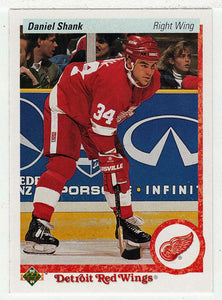 Daniel Shank RC - Detroit Red Wings (NHL Hockey Card) 1990-91 Upper Deck # 99 Mint