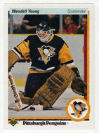 Wendell Young RC - Pittsburgh Penguins (NHL Hockey Card) 1990-91 Upper Deck # 102 Mint