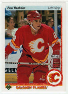 Paul Ranheim RC - Calgary Flames (NHL Hockey Card) 1990-91 Upper Deck # 104 Mint
