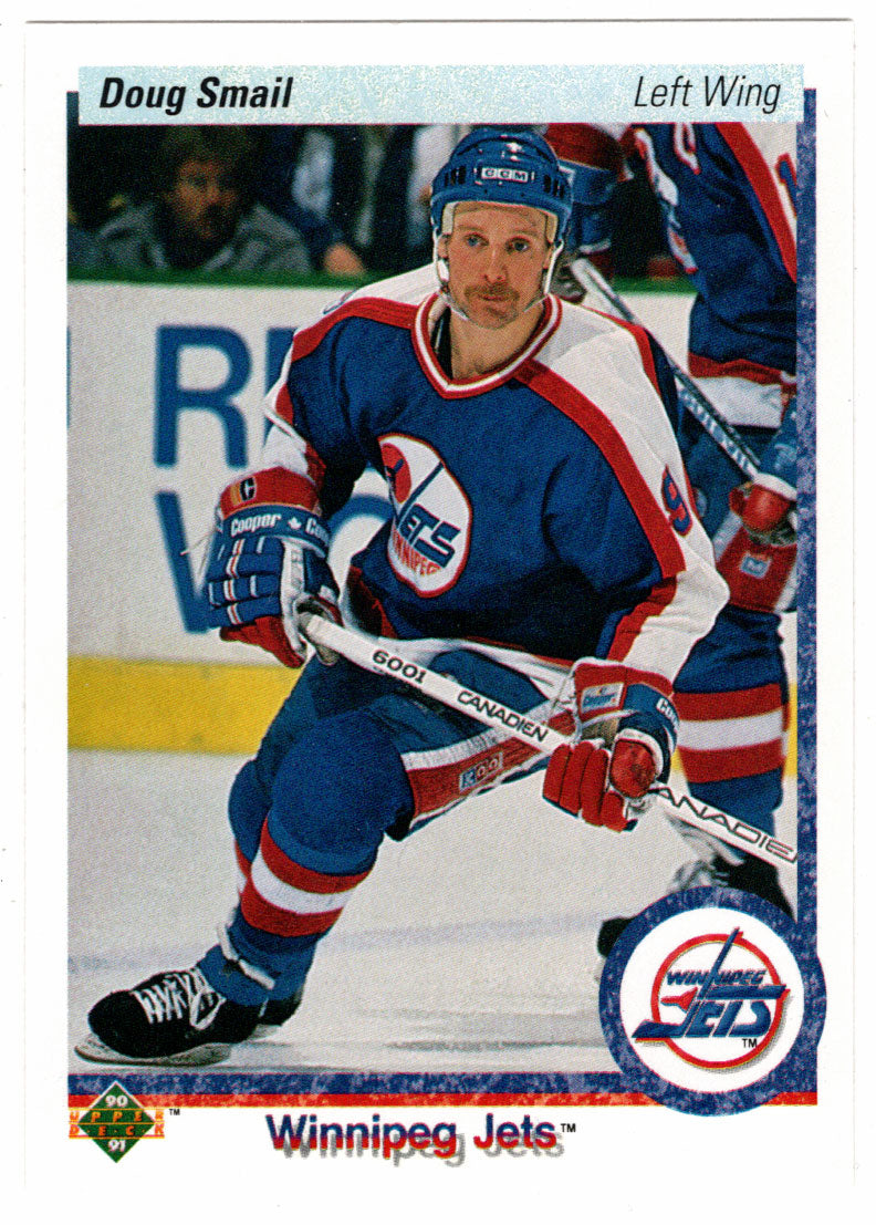Doug Smail - Winnipeg Jets (NHL Hockey Card) 1990-91 Upper Deck # 105 Mint