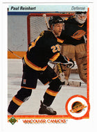 Paul Reinhart - Vancouver Canucks (NHL Hockey Card) 1990-91 Upper Deck # 110 Mint