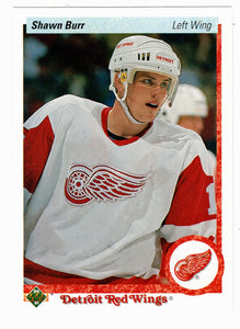 Shawn Burr - Detroit Red Wings (NHL Hockey Card) 1990-91 Upper Deck # 111 Mint