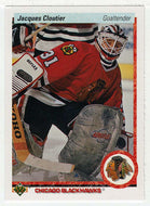 Jacques Cloutier RC - Chicago Blackhawks (NHL Hockey Card) 1990-91 Upper Deck # 114 Mint