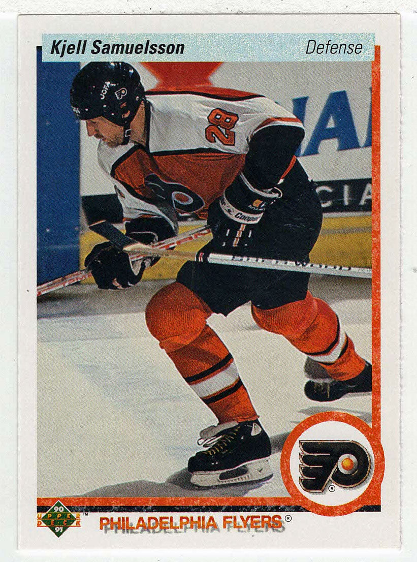 Kjell Samuelsson - Philadelphia Flyers (NHL Hockey Card) 1990-91 Upper Deck # 116 Mint