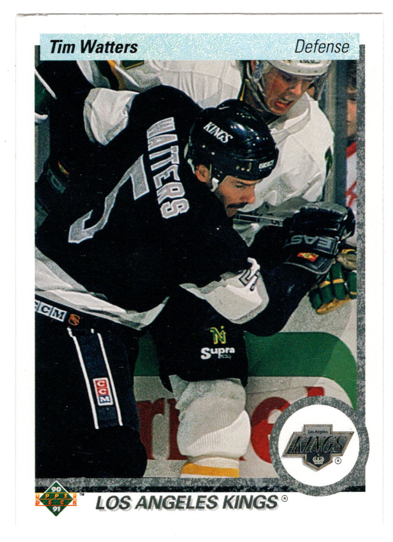 Tim Watters - Los Angeles Kings (NHL Hockey Card) 1990-91 Upper Deck # 117 Mint